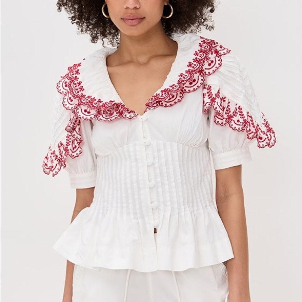 Damson Madder Cherries Caroline Top